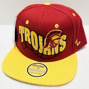Zephyr USC Trojans Retro Flashback Snapback Hat Cap Adjustable Red NCAA College